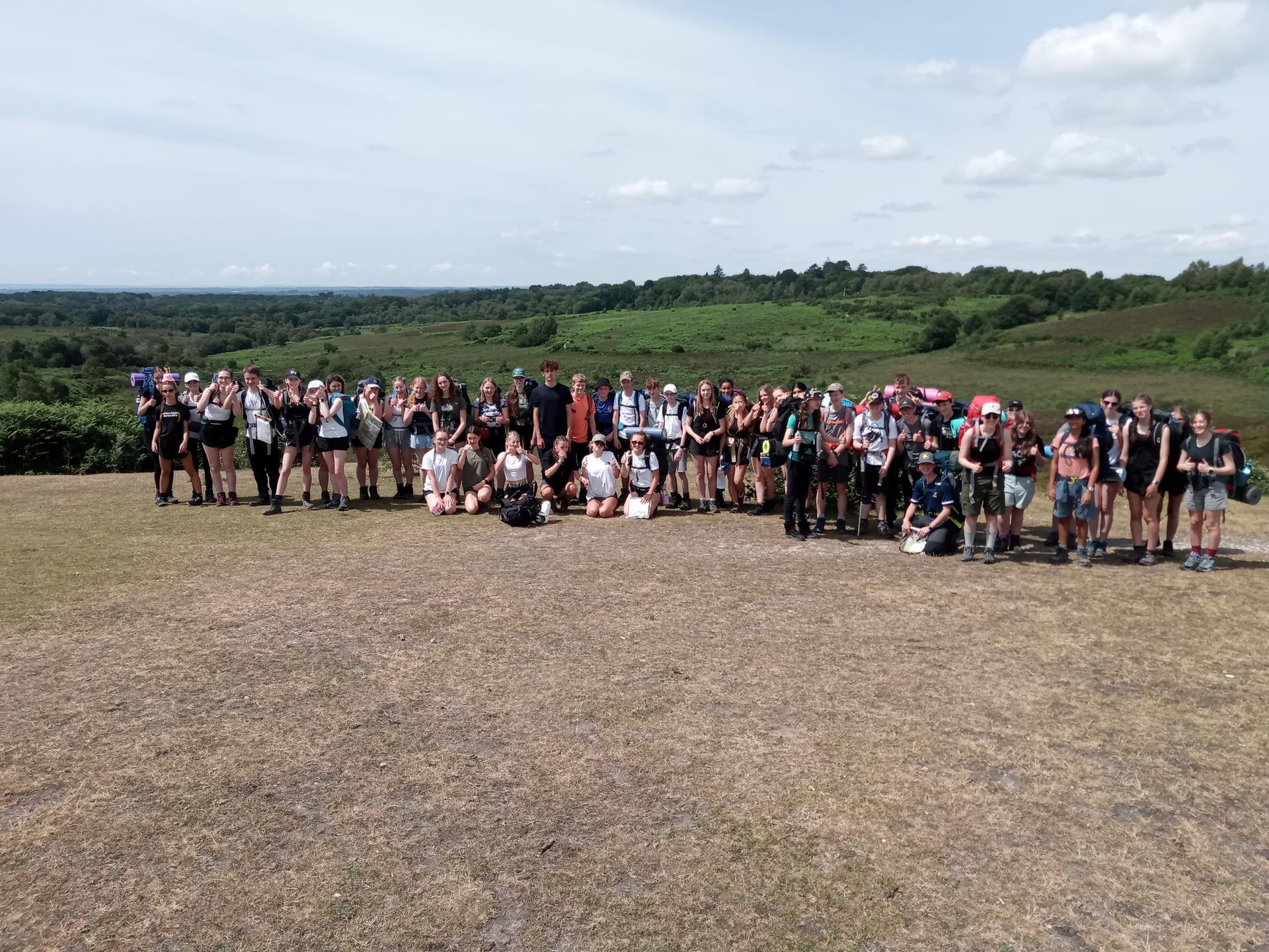 Also last Friday, 48 students went on their practice expedition for their DofE to the New Forest.